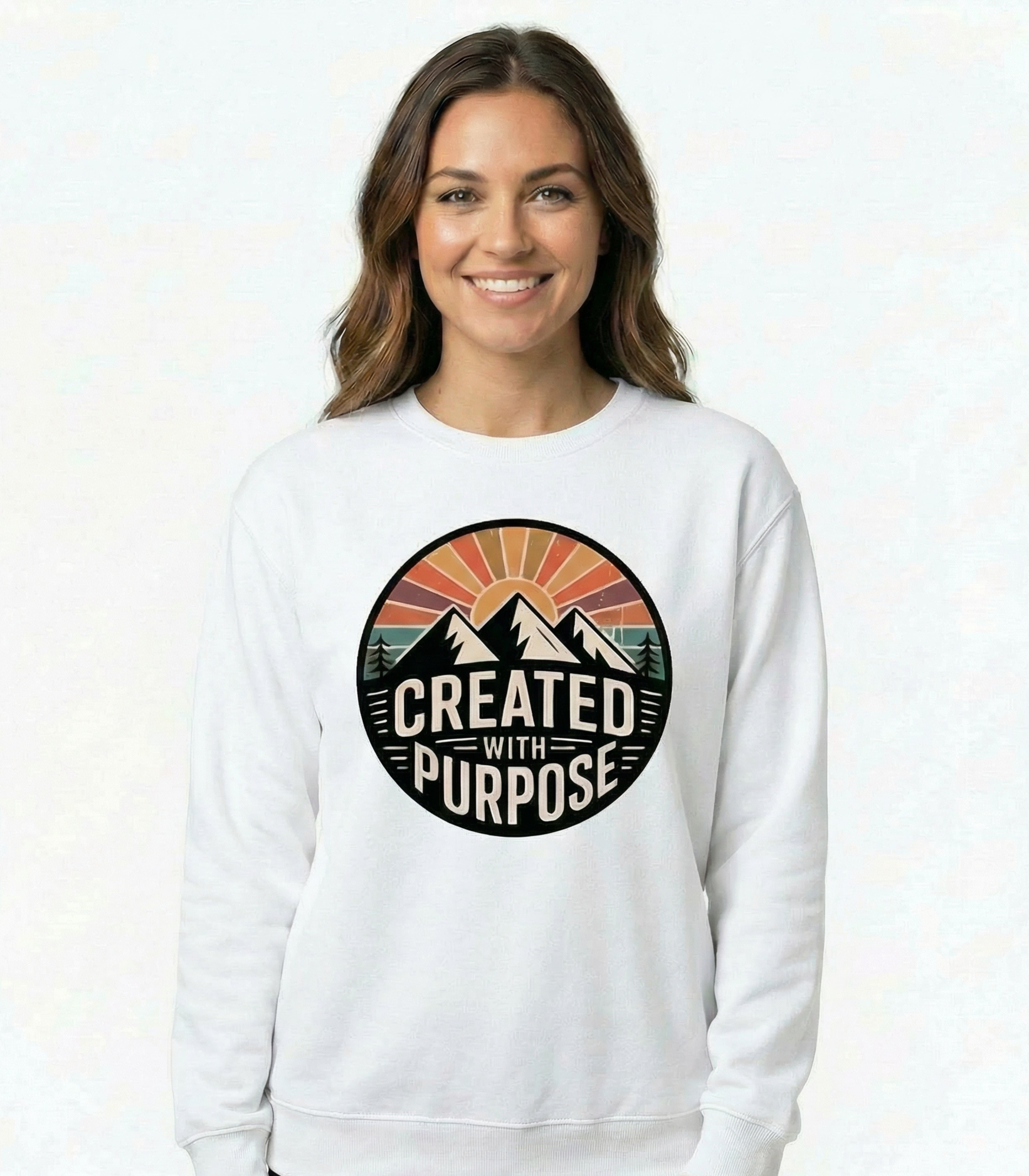 Created With a Purpose Crew Neck Sweatshirt