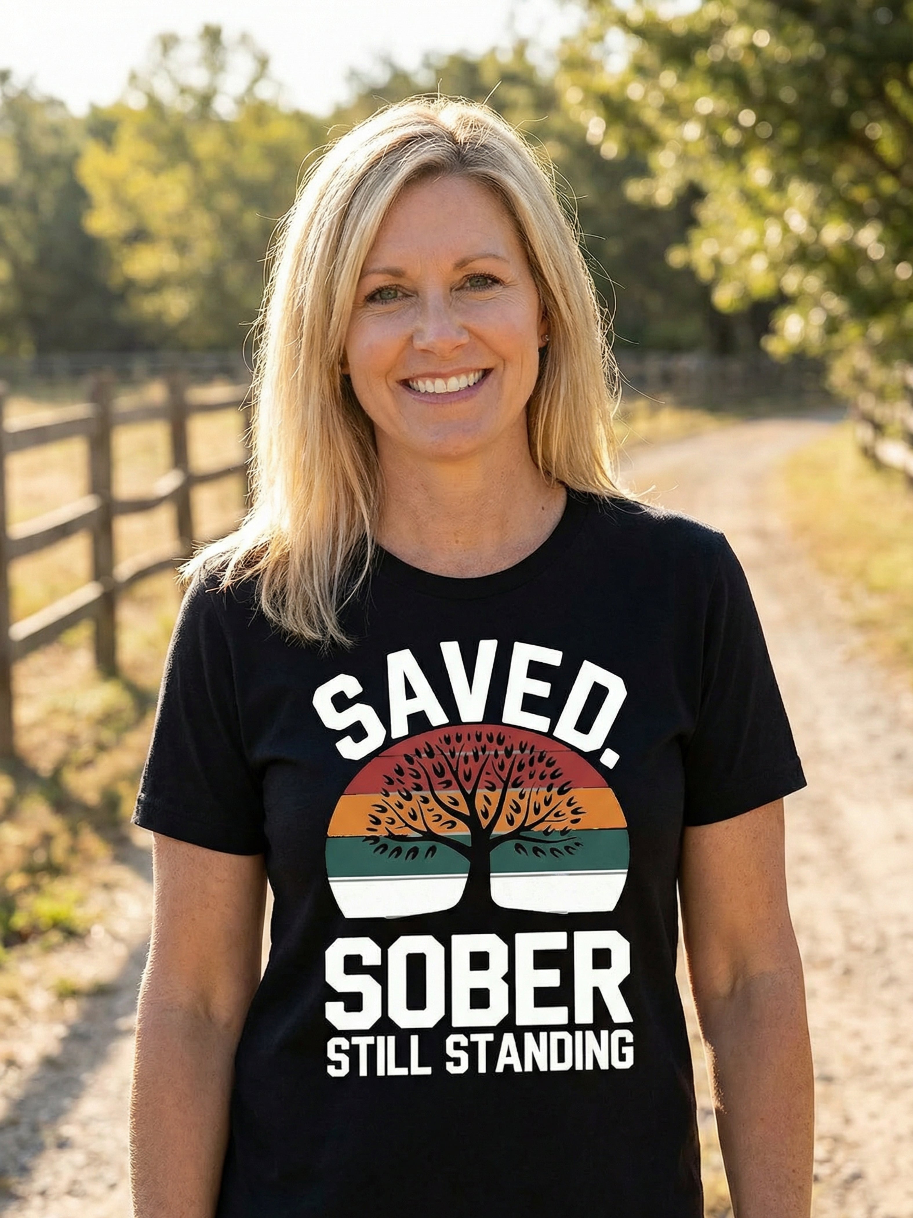 Saved. Sober. Still Standing T-shirt